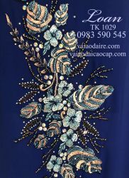 Vải áo dài kết hoa