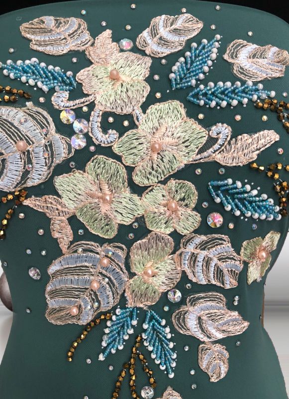 Vải áo dài kết hoa