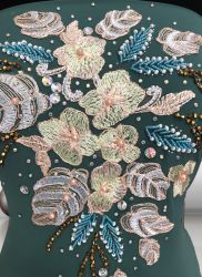 Vải áo dài kết hoa