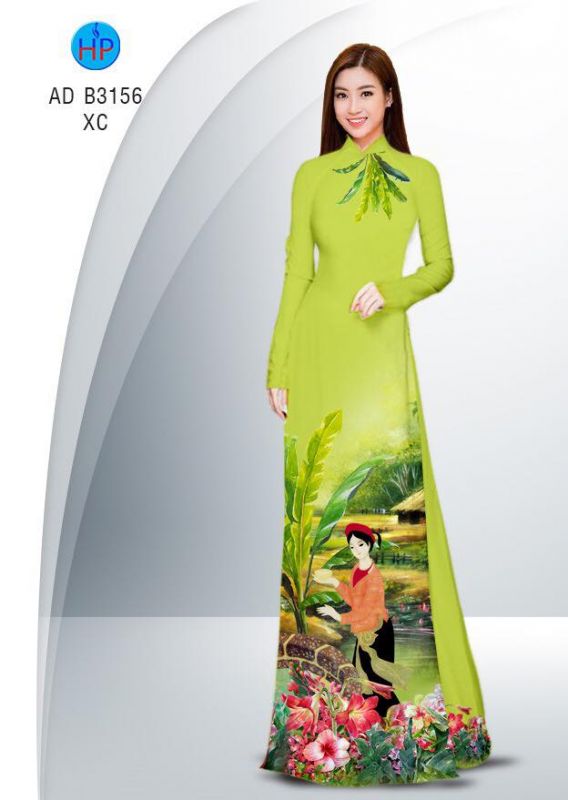 Vải áo dài cô Tấm