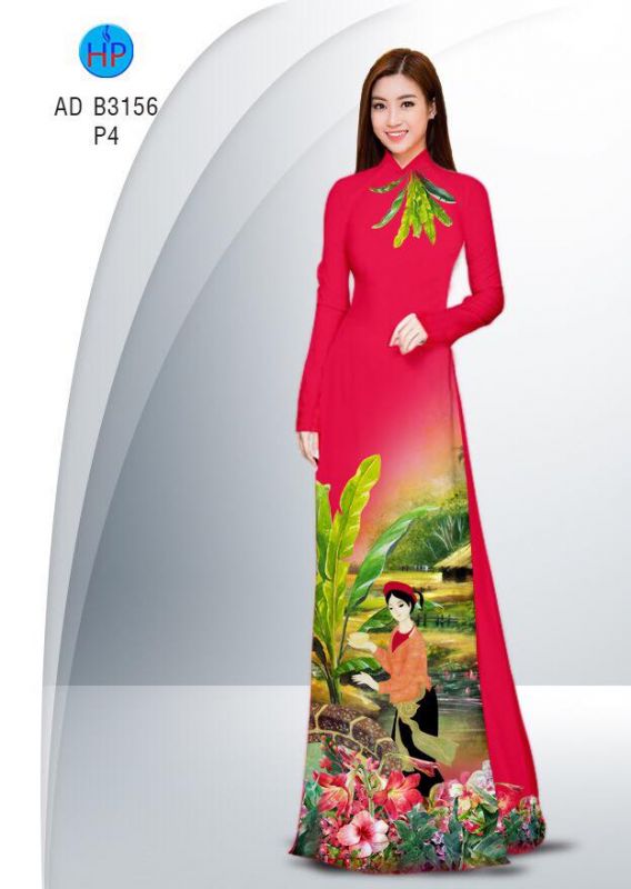 Vải áo dài cô Tấm