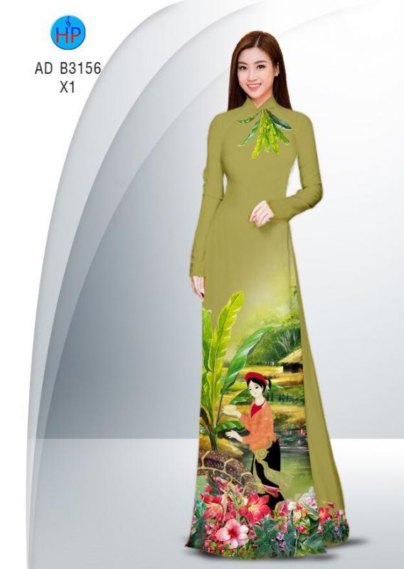 Vải áo dài cô Tấm