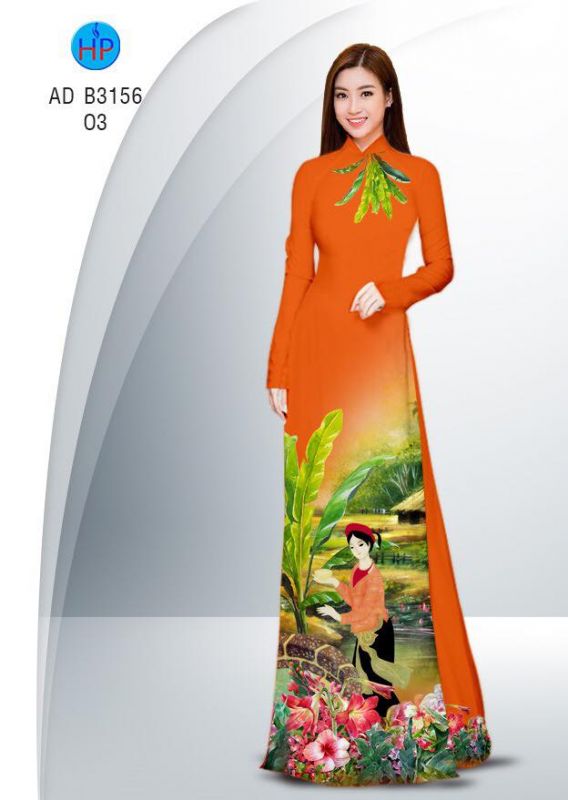 Vải áo dài cô Tấm