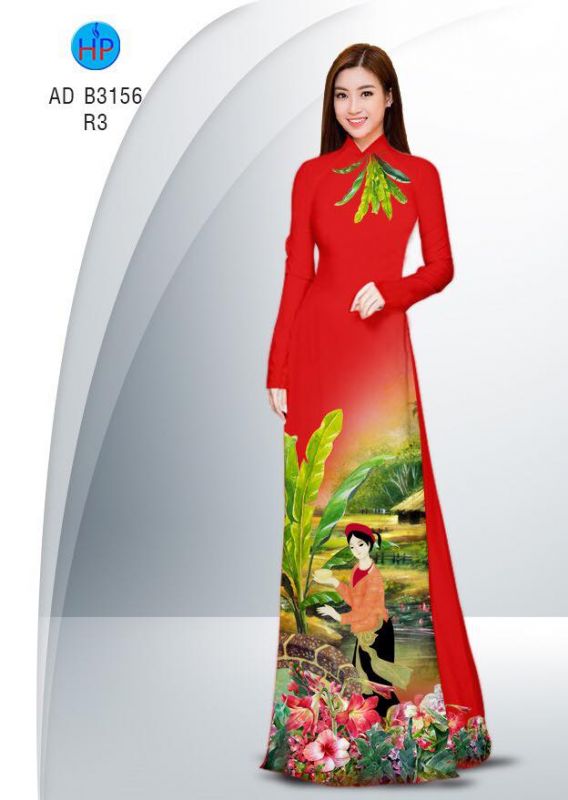 Vải áo dài cô Tấm