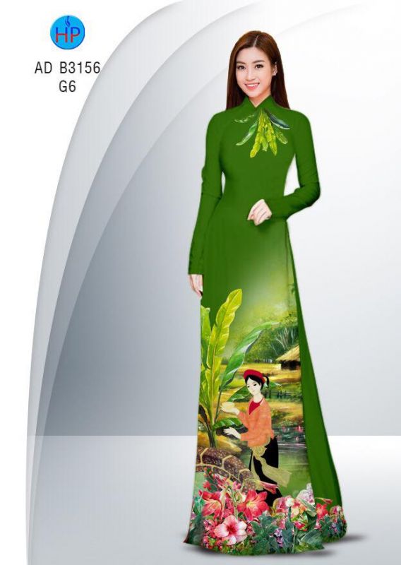 Vải áo dài cô Tấm