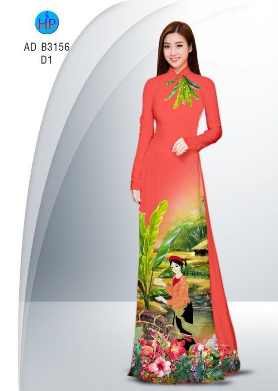 Vải áo dài cô Tấm