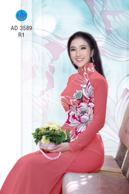 Vải áo dài hoa eo