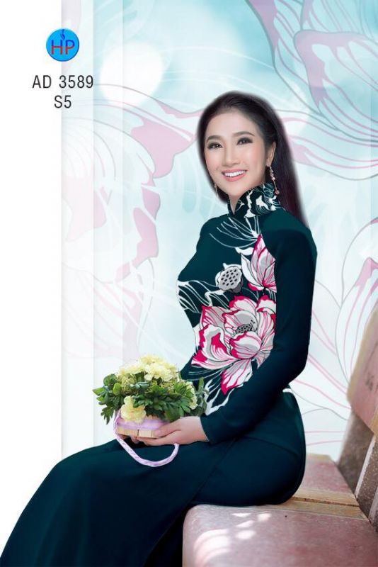 Vải áo dài hoa eo