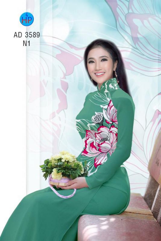 Vải áo dài hoa eo