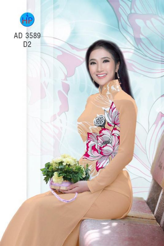 Vải áo dài hoa eo