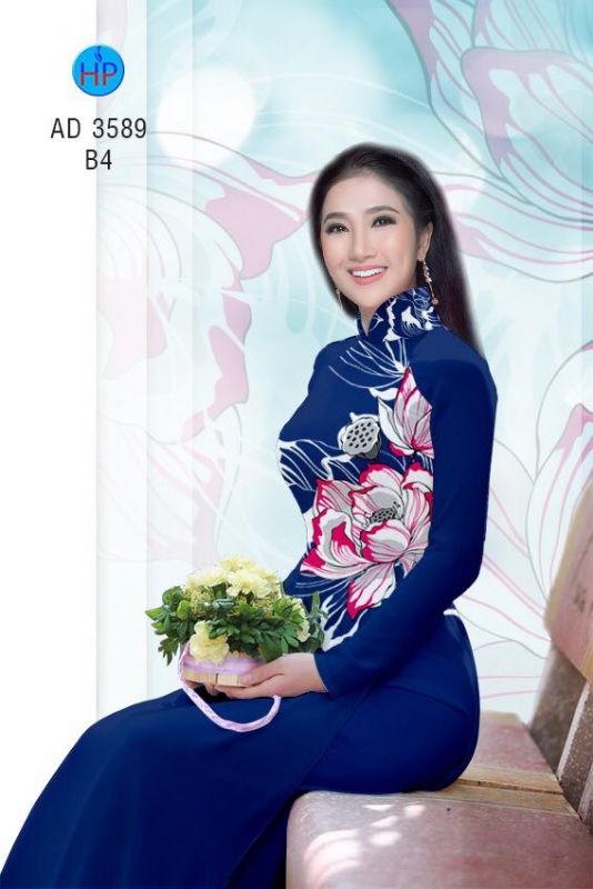 Vải áo dài hoa eo