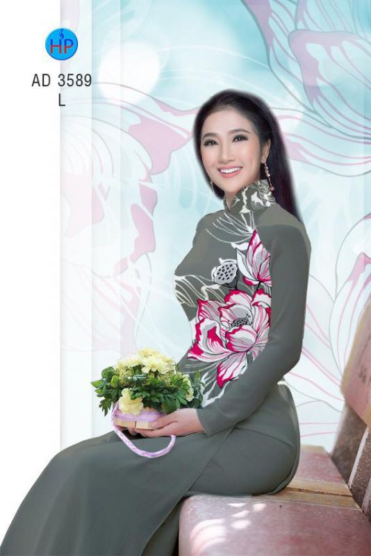 Vải áo dài hoa eo