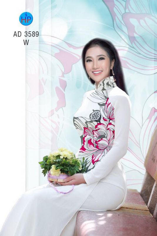 Vải áo dài hoa eo