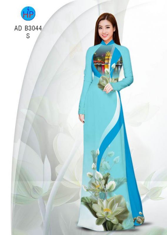 Vải áo dài hoa dây