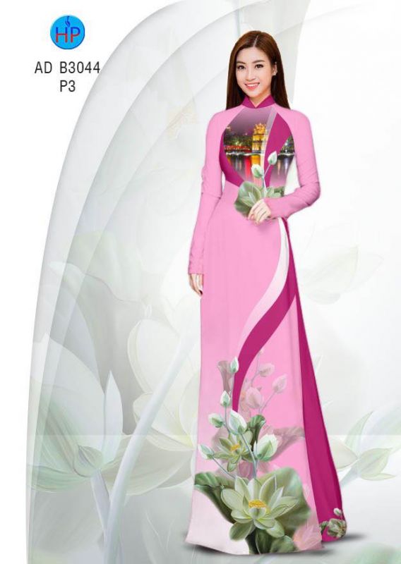 Vải áo dài hoa dây