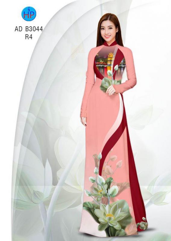 Vải áo dài hoa dây