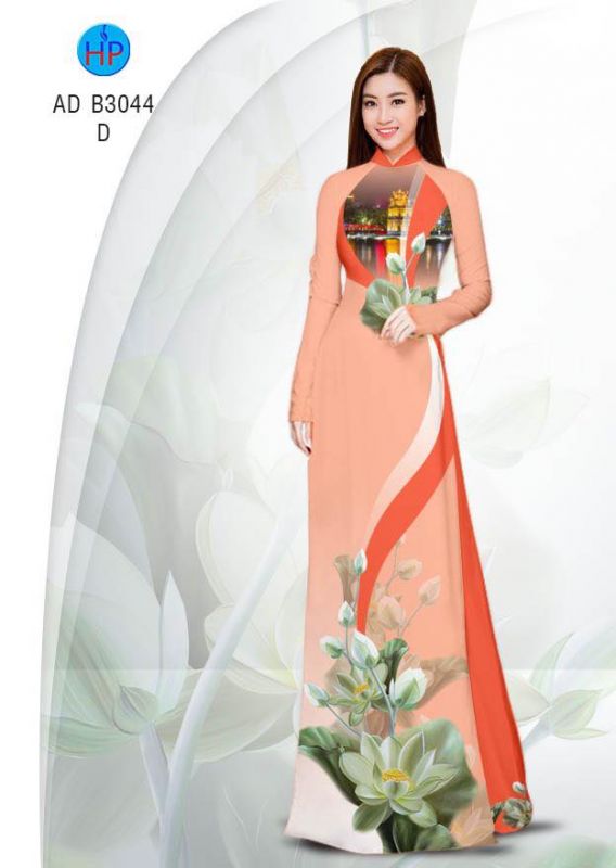 Vải áo dài hoa dây