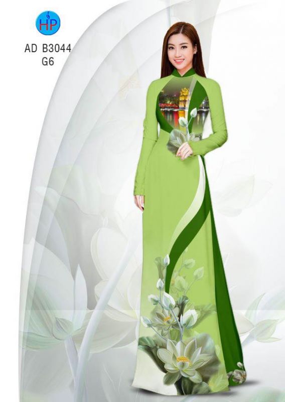 Vải áo dài hoa dây