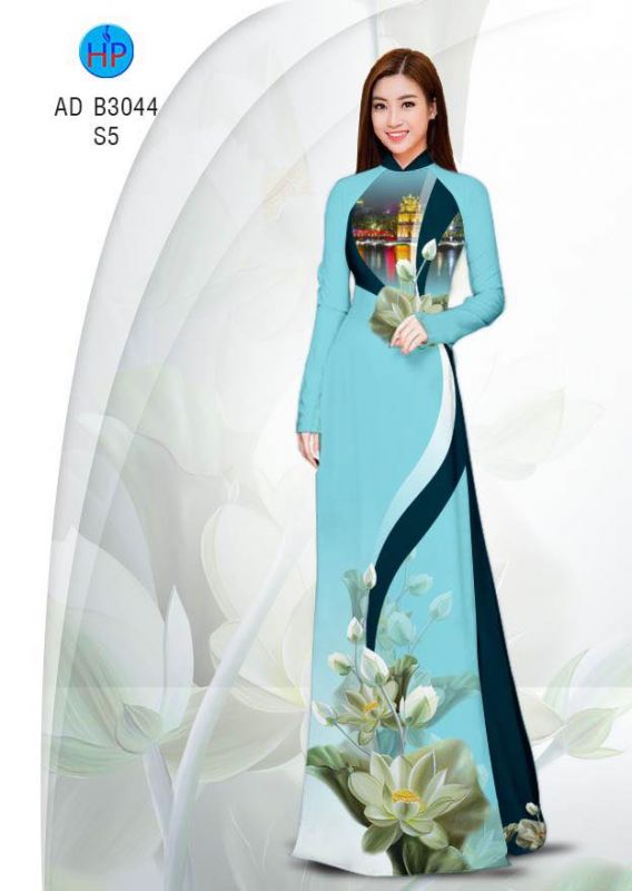 Vải áo dài hoa dây