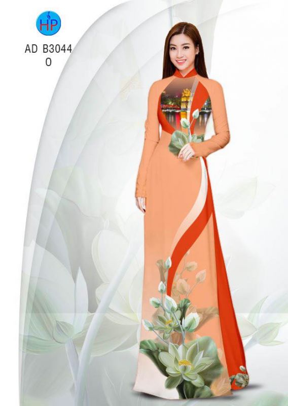 Vải áo dài hoa dây