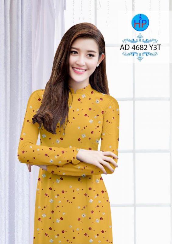 Vải áo dài hoa nhỏ toàn thân Vải áo dài hoa nhỏ toàn thân