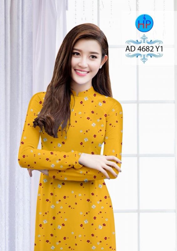 Vải áo dài hoa nhỏ toàn thân Vải áo dài hoa nhỏ toàn thân
