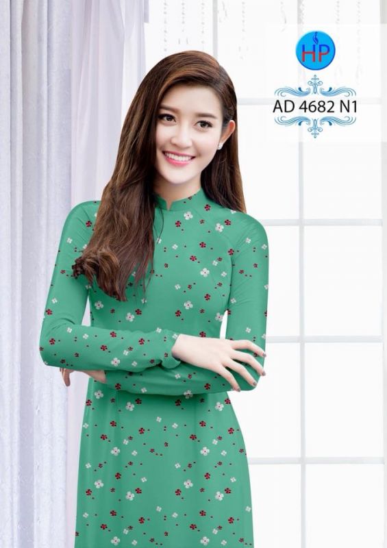 Vải áo dài hoa nhỏ toàn thân Vải áo dài hoa nhỏ toàn thân