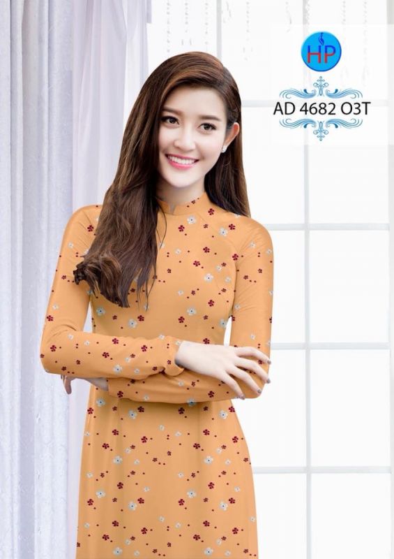 Vải áo dài hoa nhỏ toàn thân Vải áo dài hoa nhỏ toàn thân