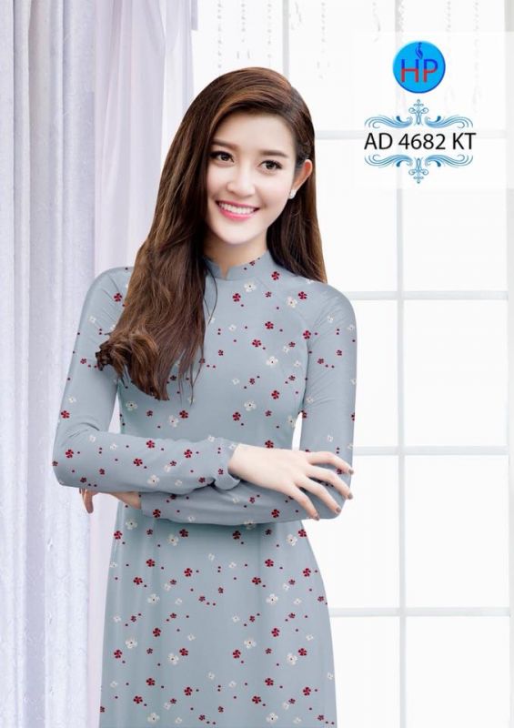 Vải áo dài hoa nhỏ toàn thân Vải áo dài hoa nhỏ toàn thân