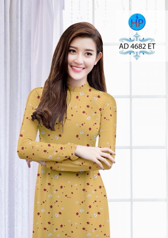 Vải áo dài hoa nhỏ toàn thân Vải áo dài hoa nhỏ toàn thân