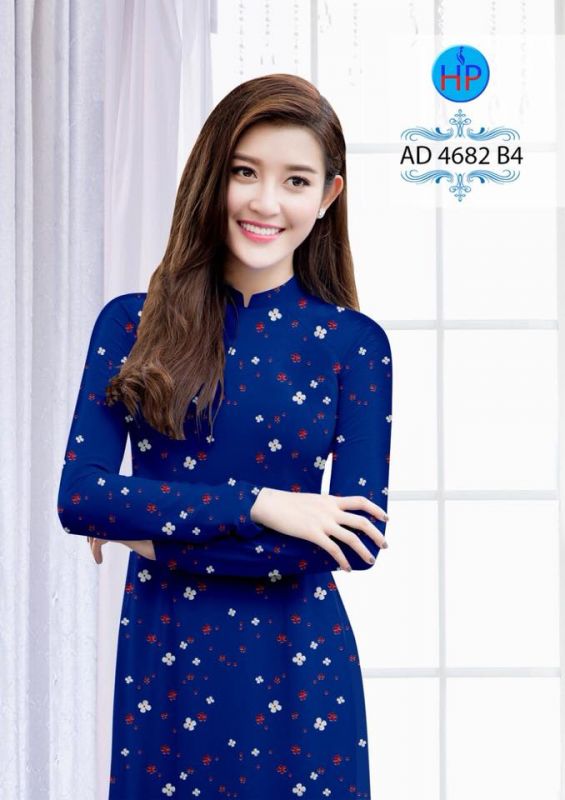 Vải áo dài hoa nhỏ toàn thân Vải áo dài hoa nhỏ toàn thân
