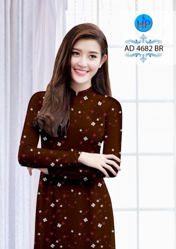 Vải áo dài hoa nhỏ toàn thân Vải áo dài hoa nhỏ toàn thân