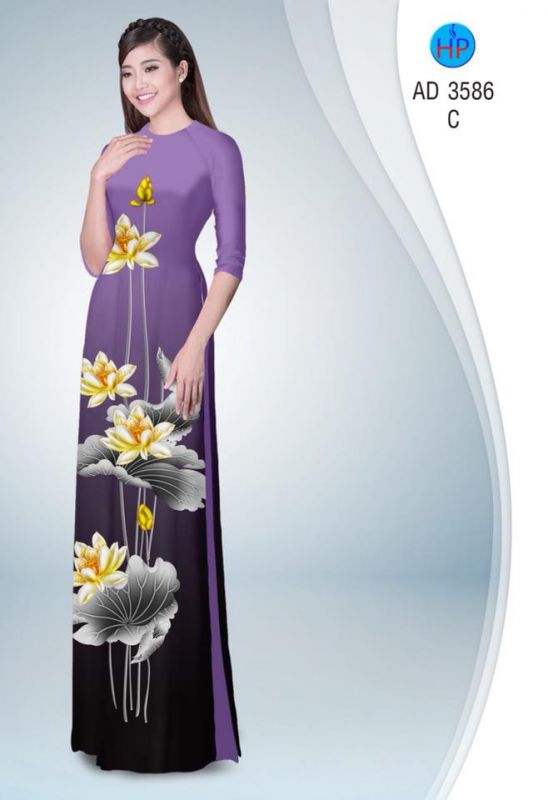 Vải áo dài hoa Se đẹp