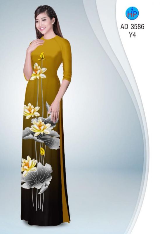 Vải áo dài hoa Se đẹp