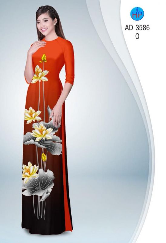Vải áo dài hoa Se đẹp