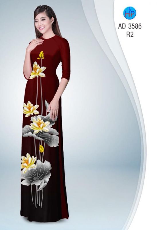 Vải áo dài hoa Se đẹp