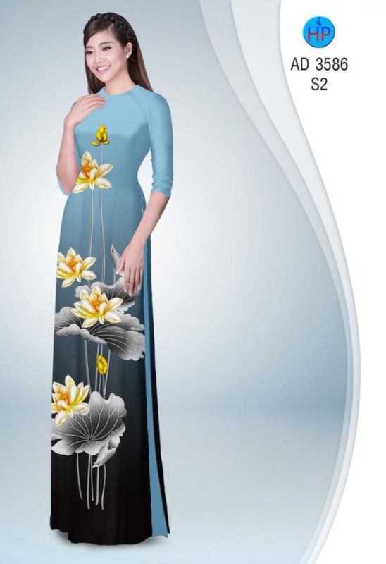 Vải áo dài hoa Se đẹp