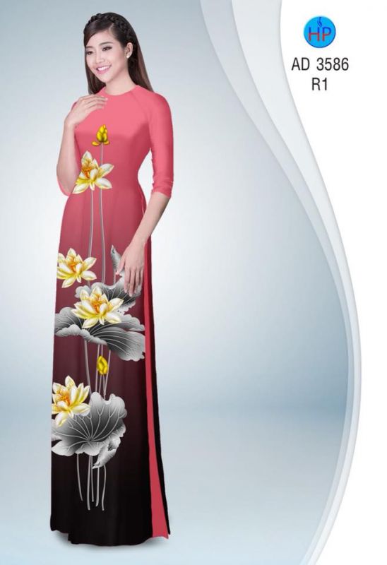 Vải áo dài hoa Se đẹp