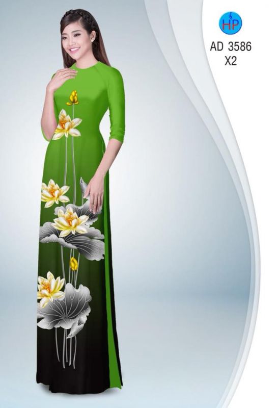 Vải áo dài hoa Se đẹp
