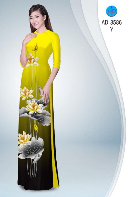 Vải áo dài hoa Se đẹp