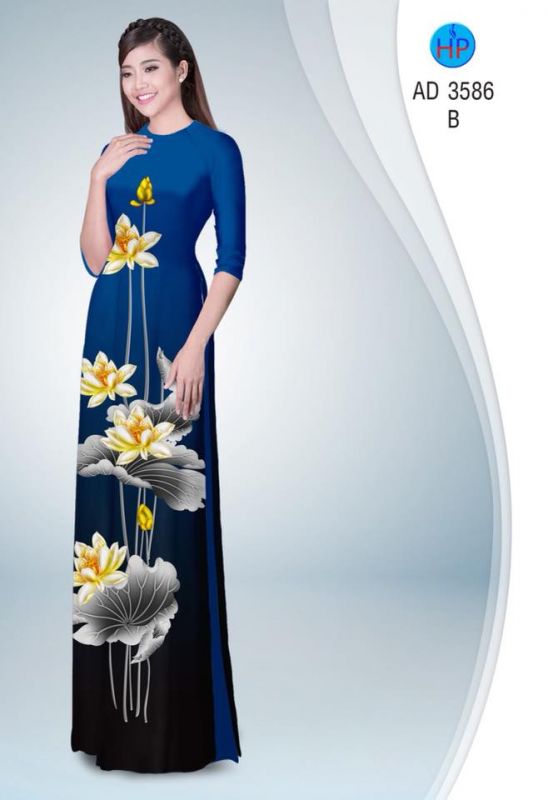 Vải áo dài hoa Se đẹp