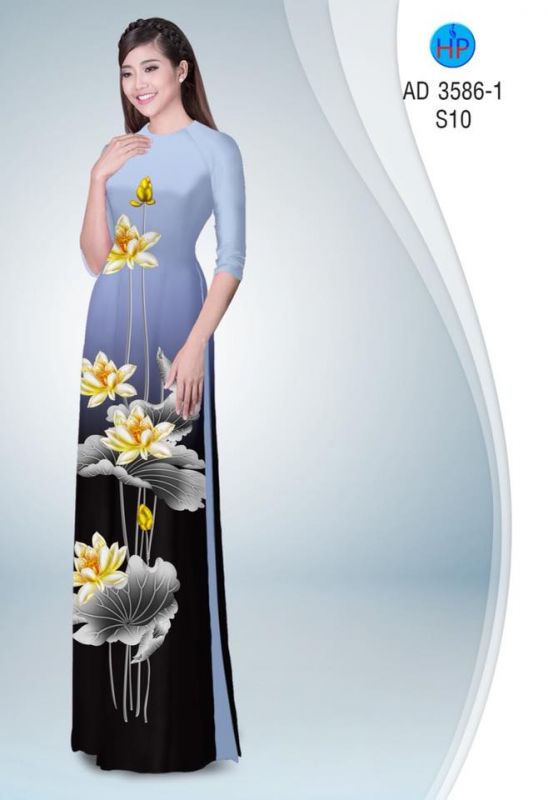 Vải áo dài hoa Se đẹp