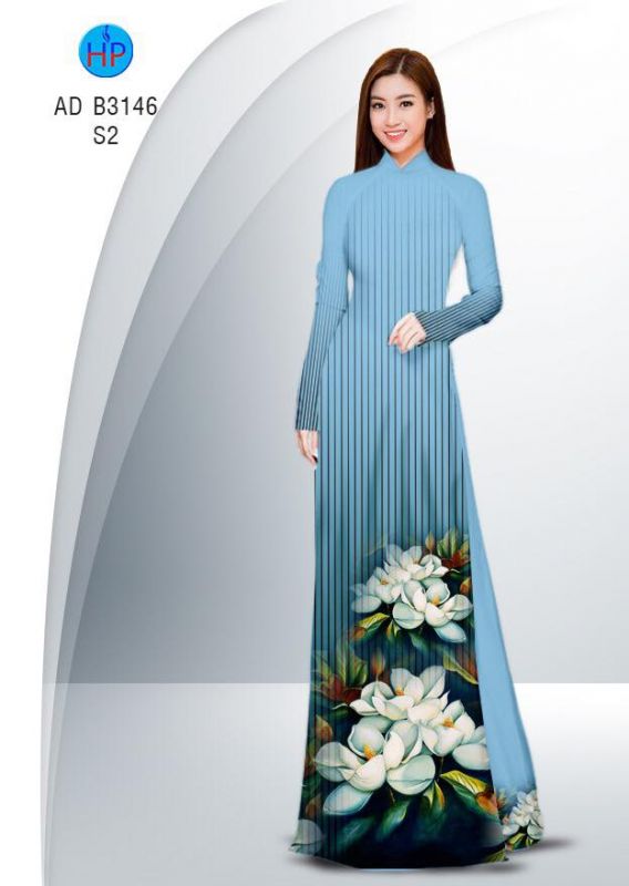 Vải áo dài hoa Sen Vải áo dài hoa Sen