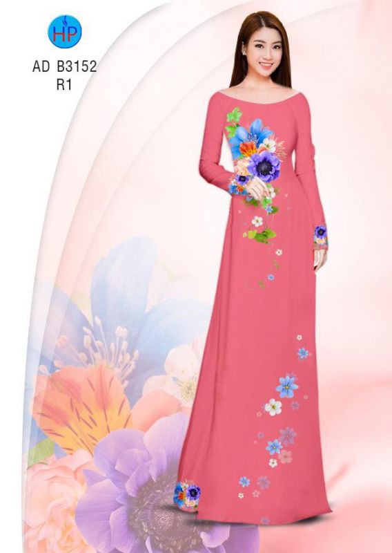 Vải áo dài hoa dây