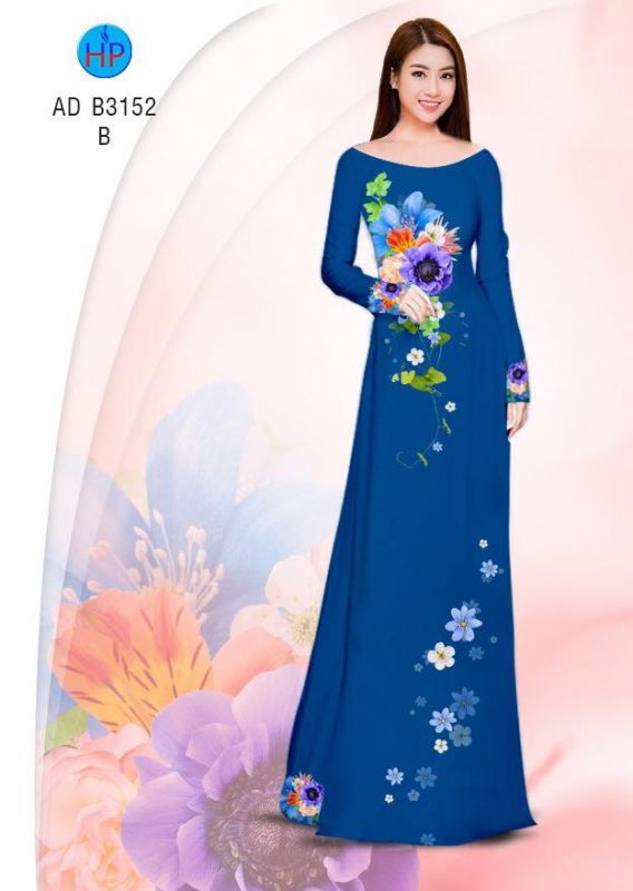 Vải áo dài hoa dây