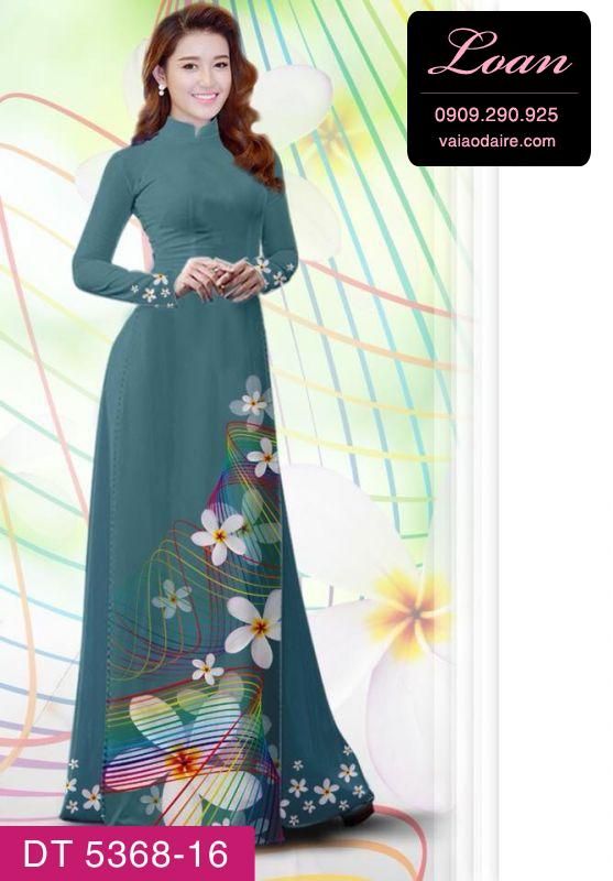 Vải áo dài hoa Sứ