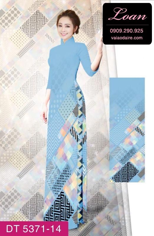Vải áo dài lập thể Vải áo dài lập thể