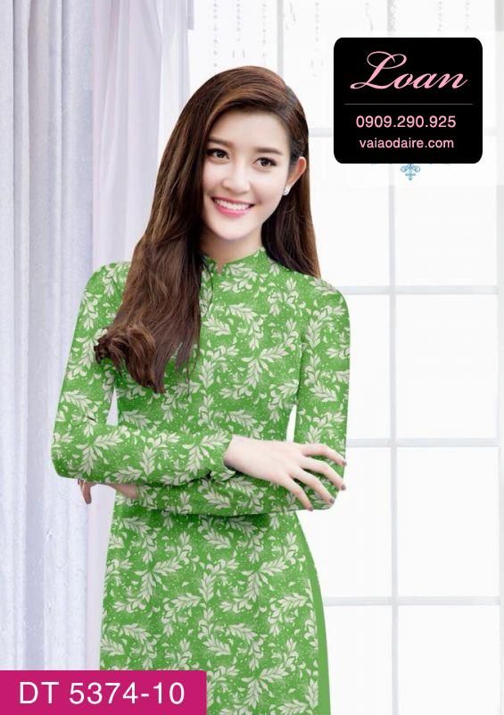 Vải áo dài hoa nhí Vải áo dài hoa nhí