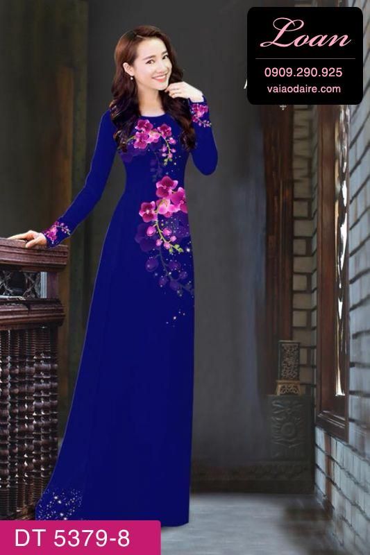 Vải áo dài hoa Dây Vải áo dài hoa Dây