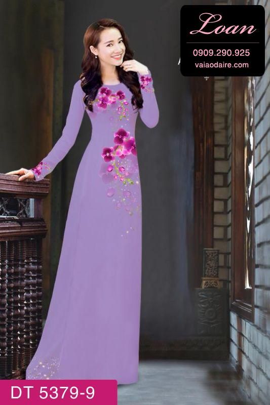 Vải áo dài hoa Dây Vải áo dài hoa Dây